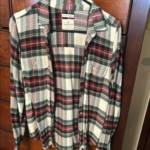 American Eagle Outfitters Multicolor Flannel Shirt